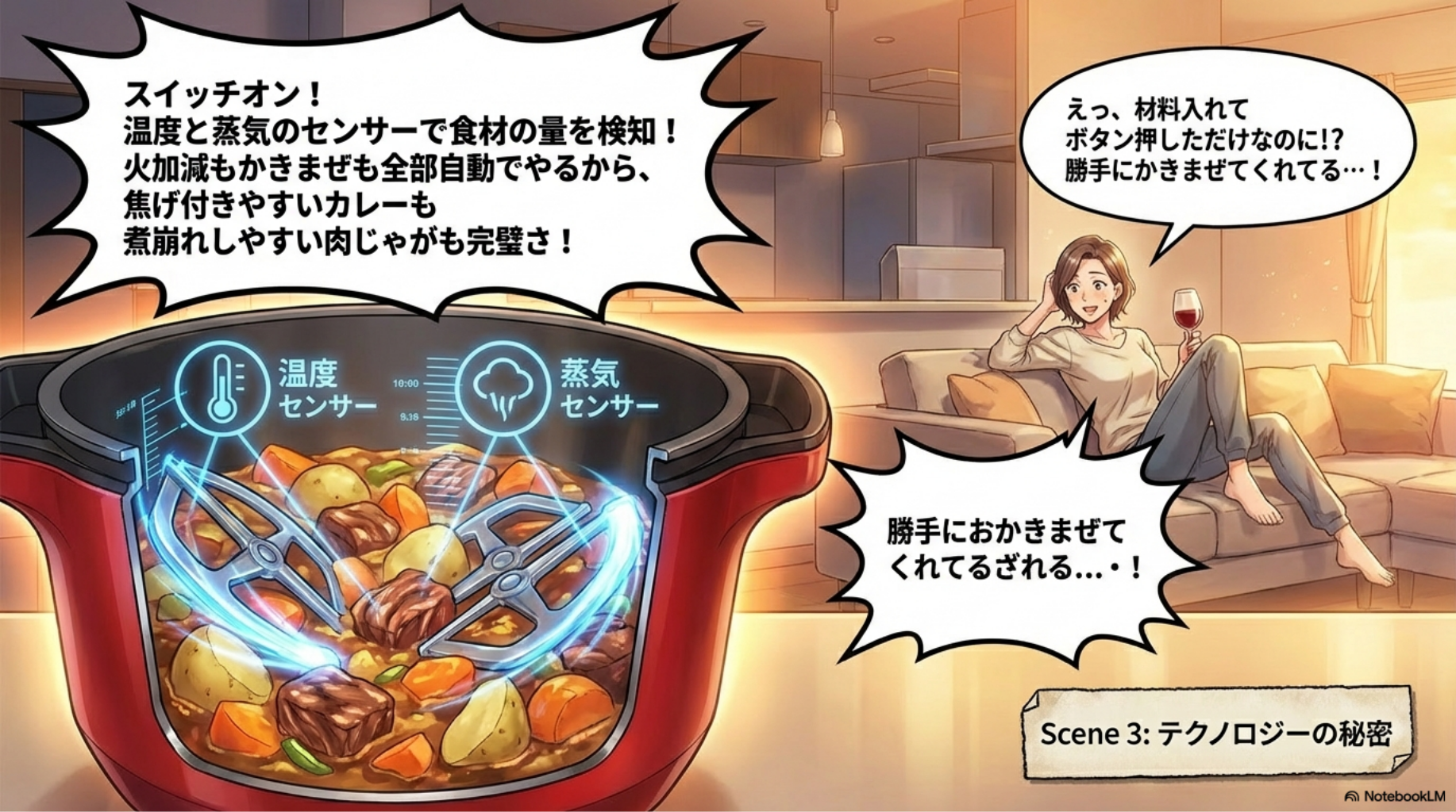 【ホットクック】進化したまぜ技ユニットで泡立てまで可能になった救世主が登場