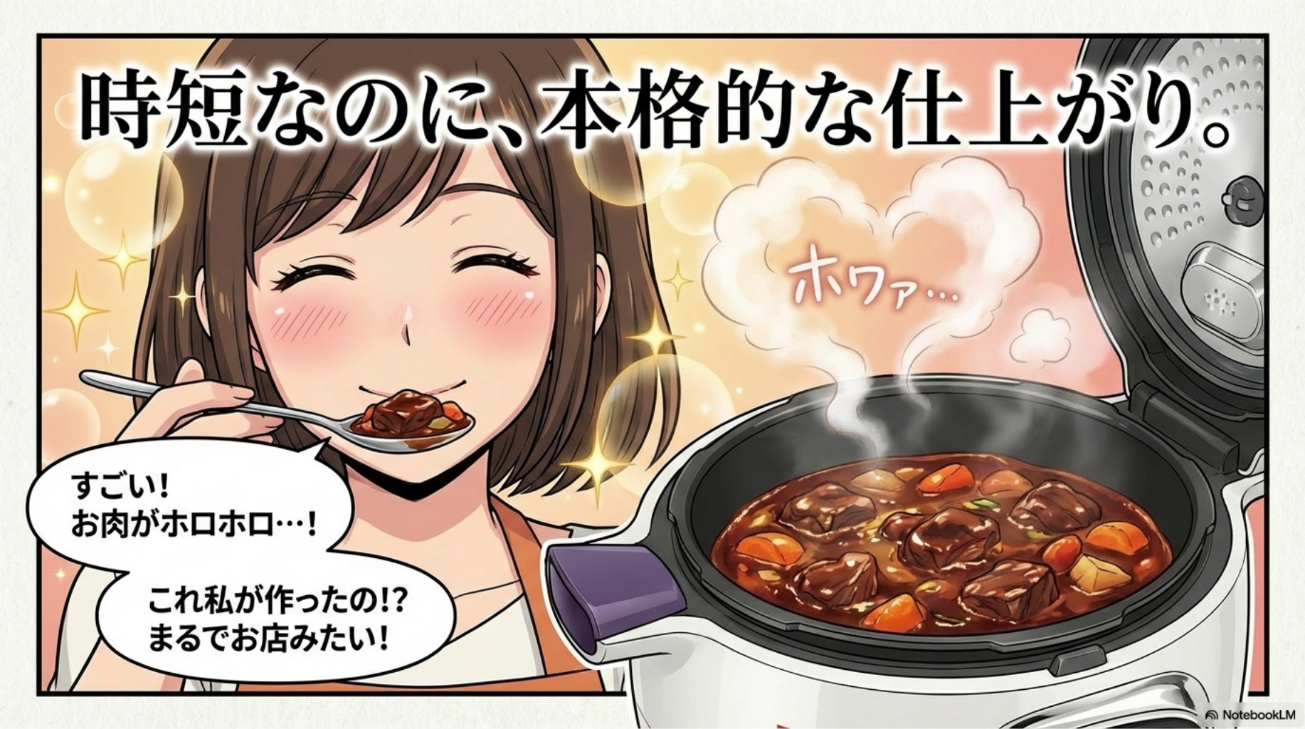 【クックフォーミー】時短なのに本格的な仕上がりでお肉もホロホロ